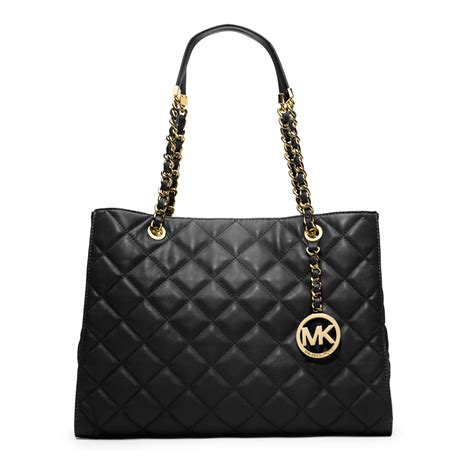 michael kors susannah large tote blossom accessories|Susannah Large Quilted.